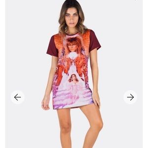 BlackMilk Clothing Labyrinth Tee Dress 2018 Size Large